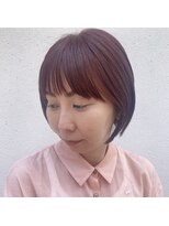 ファヴォリ(favori)&nbsp;【favori 自由が丘】ピンクカラーボブ