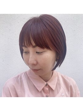 ファヴォリ(favori) 【favori 自由が丘】ピンクカラーボブ