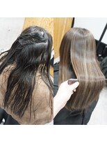 ヘアテリア リュウ 大塚(hair teria ryu) 縮毛矯正/髪質改善/シルキーストレート/艶カラー