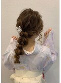 袴にも！たまねぎヘア♪
