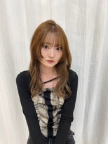 エミュ 天文館店(eMu) マロンベージュ×顔周りレイヤー