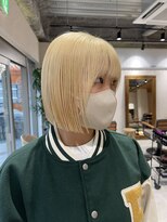 アドア 横浜(ADORE)&nbsp;【ADORE横浜】切りっぱなしボブ×ハイトーン