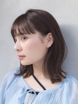 ガーデンヨコハマエスト(GARDEN YOKOHAMA est) 小顔　ネビージュ　ボブルフ　レイヤー　ミディアム　グレージュ