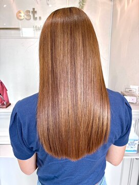 エスト 幕張本郷(est.) 黒髪/ボブルフ/ネビージュ/小顔/ワンレン/幕張/髪質改善/前髪