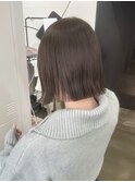 ぱつっと切りっぱなしボブ！