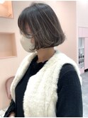 大人可愛い内巻きボブ