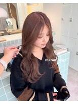 ネウィ 広島(newi)&nbsp;大人かわいいエギョモリミルクティーブラウン ひし形シルエット