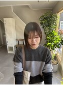 ぱつっとボブ