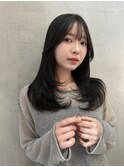 メルティカラーフェミニンロング似合わせカットレイヤーカット