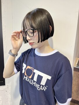 テクネ 天神大名(techne) 天神大名ショートボブショートカット大人ショートタッセルボブ