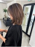 縮毛矯正髪質改善ハイライトレイヤーカット枚方美容室エクステ