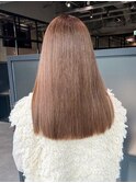 ミディアムロング美髪韓国ヘア前髪カット_ba532131