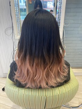 ビス ヘア アンド ビューティー 西新井店(Vis Hair＆Beauty) 春大人気ピンクベージュグラデーションカラー！