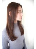 30代40代50代/内巻きロングレイヤー/髪質改善/縮毛矯正