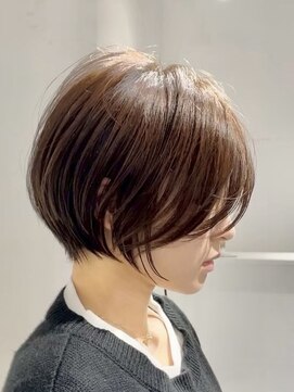 ジュベ 別府店(juve.) 別府ショートボブ顔まわりレイヤーカット髪質改善カラー30代