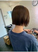 切りっぱなしボブ