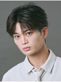 カルマパーマ/メンズ/フェザーパーマ/韓国/眉毛/センターパート