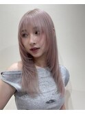 くびれヘア¥縮毛矯正・ストレート¥夏のヘアアレンジ