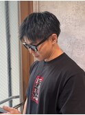 スパイキーショートニュアンスパーマ縮毛矯正/三鷹/吉祥寺実