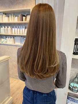 キャアリー(Caary) 福山人気10代20代30代極細透明感ハイライト明るめベージュ艶々