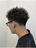 【MEN’S HAIR/サーフカール/刈り上げセンターパート/千葉】