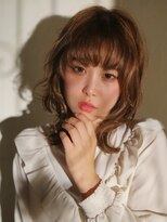 ベレッタ ネヤガワ(veretta. neyagawa)&nbsp;抜け感ミディ/くびれカット/ネオウルフ/大人ガーリー/透明感/秋