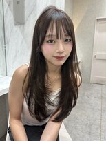 ロンド マーレ 天神大名店(Lond mare) 黒髪/オリーブグレー/小顔/ココアベージュ/レイヤーカット