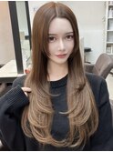 美髪艶カラー＆最高級シールエクステ60本