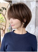 ショートヘア/分け目なし/イメチェン/30代40代50代60代/表参道