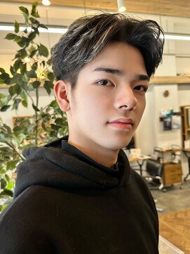 カノエ オム(canoe HOMME) 流れるセンターパート