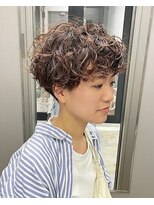 ナループロアボタン(Nalu pu loa BOTAN)&nbsp;ショートパーマ/刈り上げパーマ