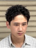 MEN’S/リバースセンターパート/ニュアンスパーマ/藤沢美容院