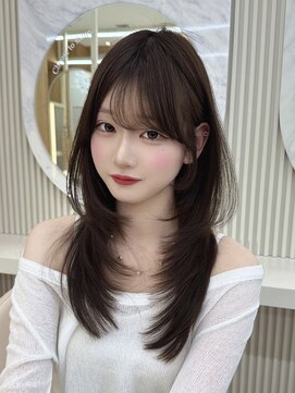 アフロートリノ(AFLOAT Leino) 王道大人くびれ韓国風レイヤーロング