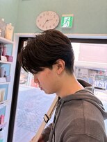 グランアージュルポ 北千住&nbsp;パーマデザインの毛流れセンターパート【榎本樹道】