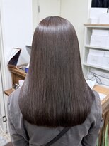 ジーテ 渋谷(gite) 髪質改善ストレート×透けカラーオリーブブラウン