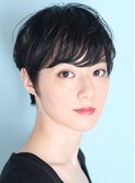 ショート・ボブ/丸顔/前髪あり/絶壁解消/30代/40代/50代/くびれ