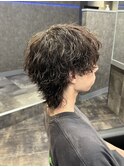 ウルフパーマ/波巻きパーマ/サーフカール/シャドウパーマ