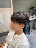 清潔感のある無造作パーマ