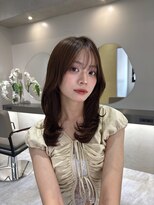 リブランド 銀座(REBRAND) 鎖骨下ミディアムレイヤー/ショコラベージュ