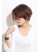 【morio池袋】前下がり耳かけショートレイヤーボブ
