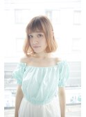 【salon de MiLK 原宿】ハニーヘア中がけピーチミルクティ
