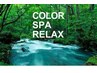 【カラースパコース】≪ホームケア付≫カット+カラー+ＳＰＡ＆Ｔｒ　￥13500