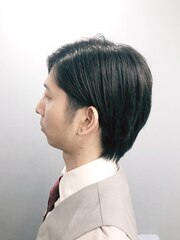 パーマ風ヘアセット