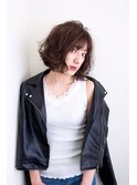 空気感のあるウェービーヘア