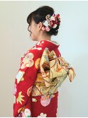 小松隼透　着物！王道！シンプルシニヨン