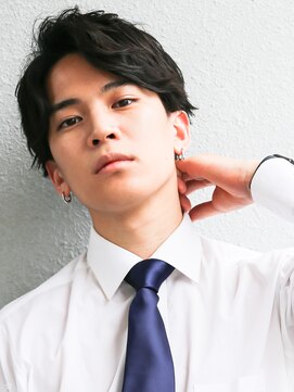 メンズ 髪型 ビジネス 社会人 30代 男 新入社員 七三分け L アフロート ディル Afloat D L のヘアカタログ ホットペッパービューティー