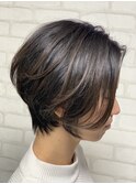 福嶋　裕人　※前下がりボブ＿ショートボブ＿襟足カット
