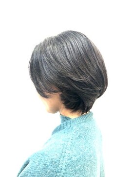 クオリス 上福岡店(QUALIS) 小顔補正立体カット×ナチュラル丸みボブ 10代20代30代40代50代