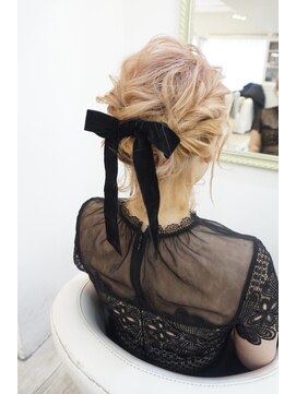 ヘアアンドメイクジップ恵比寿 (Hair＆Make ZIP) ボブアップスタイル　ヘアセット