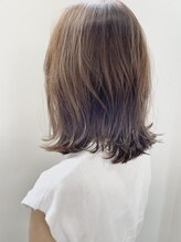 サロンプレッジエビノマル(salon PLEDGE ebinomaru) 艶感×ミディアムヘア
